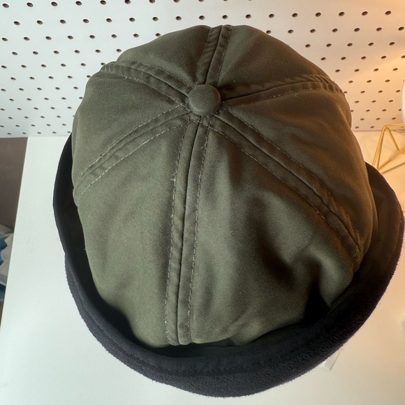 Eddie Bauer Hat Men's Green Insulated Goose Down Ear Cover Gorp Hiking Camping - Picture 5 of 15